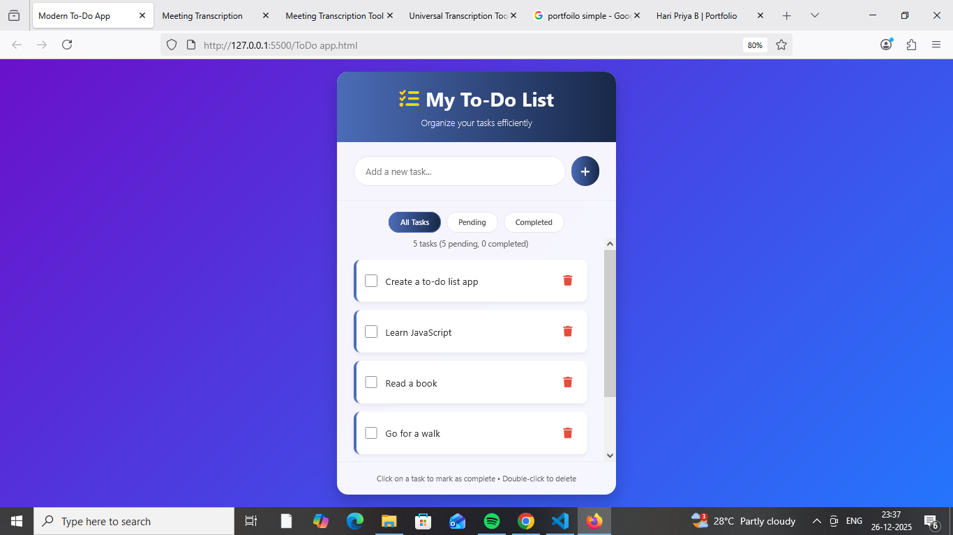 To-Do List App